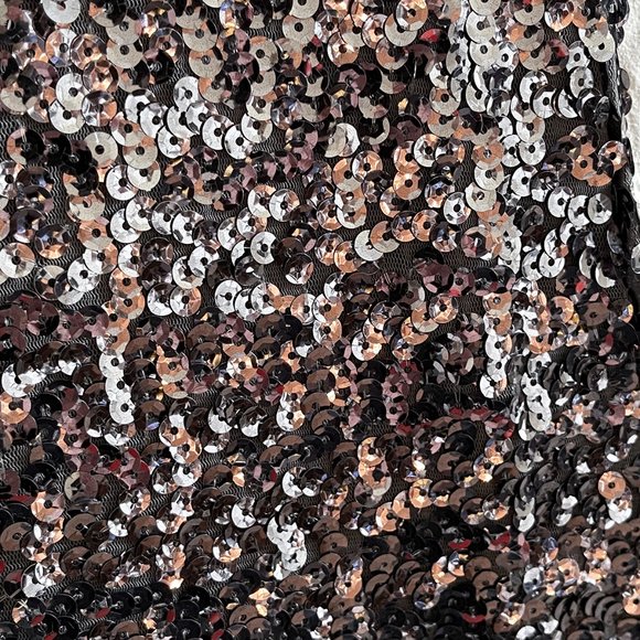 INC International Concepts Silver Sequin Sleeveless Dress Size Petite Small - Picture 2 of 11